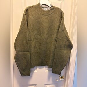 Olive Green Men's Sweater